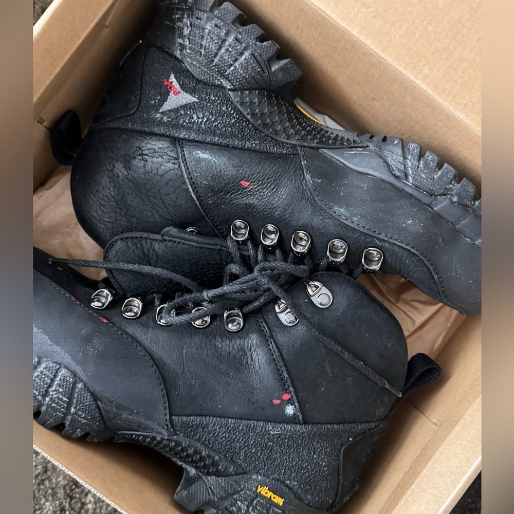 SOLD - ROA Andreas Paint-Splattered Boots 37